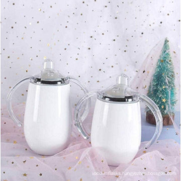 BPA Free Sippy Tumble Double Wall Vacuum Insulated 304 Stainless Steel Children Baby Sippy Cup Mug Tumbler for Water and Milk